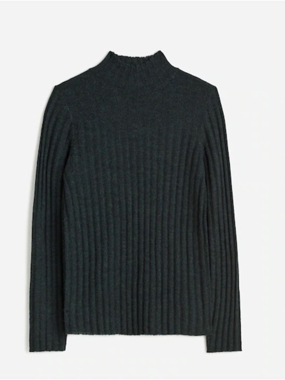 Madewell Alpaca-Blend Mockneck Sweater Luxury Forest Green NWT Medium